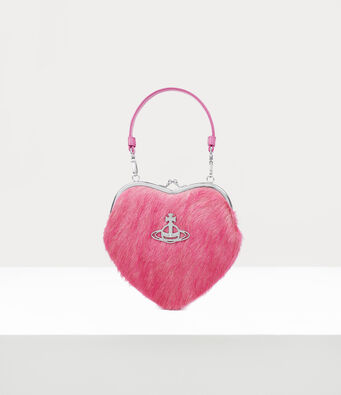 Belle heart frame purse