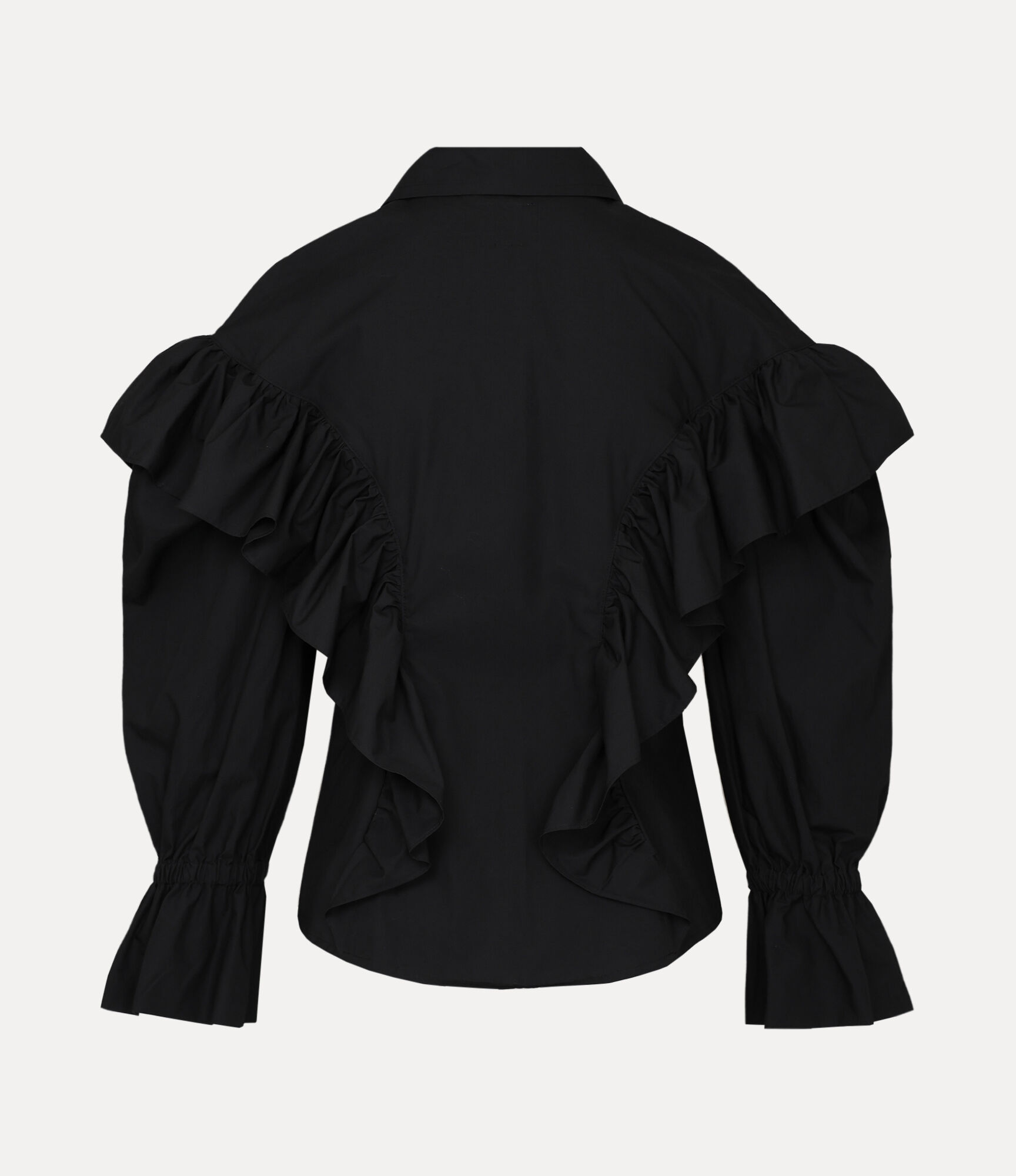 Micro Check Frill Shirt  large image number 5