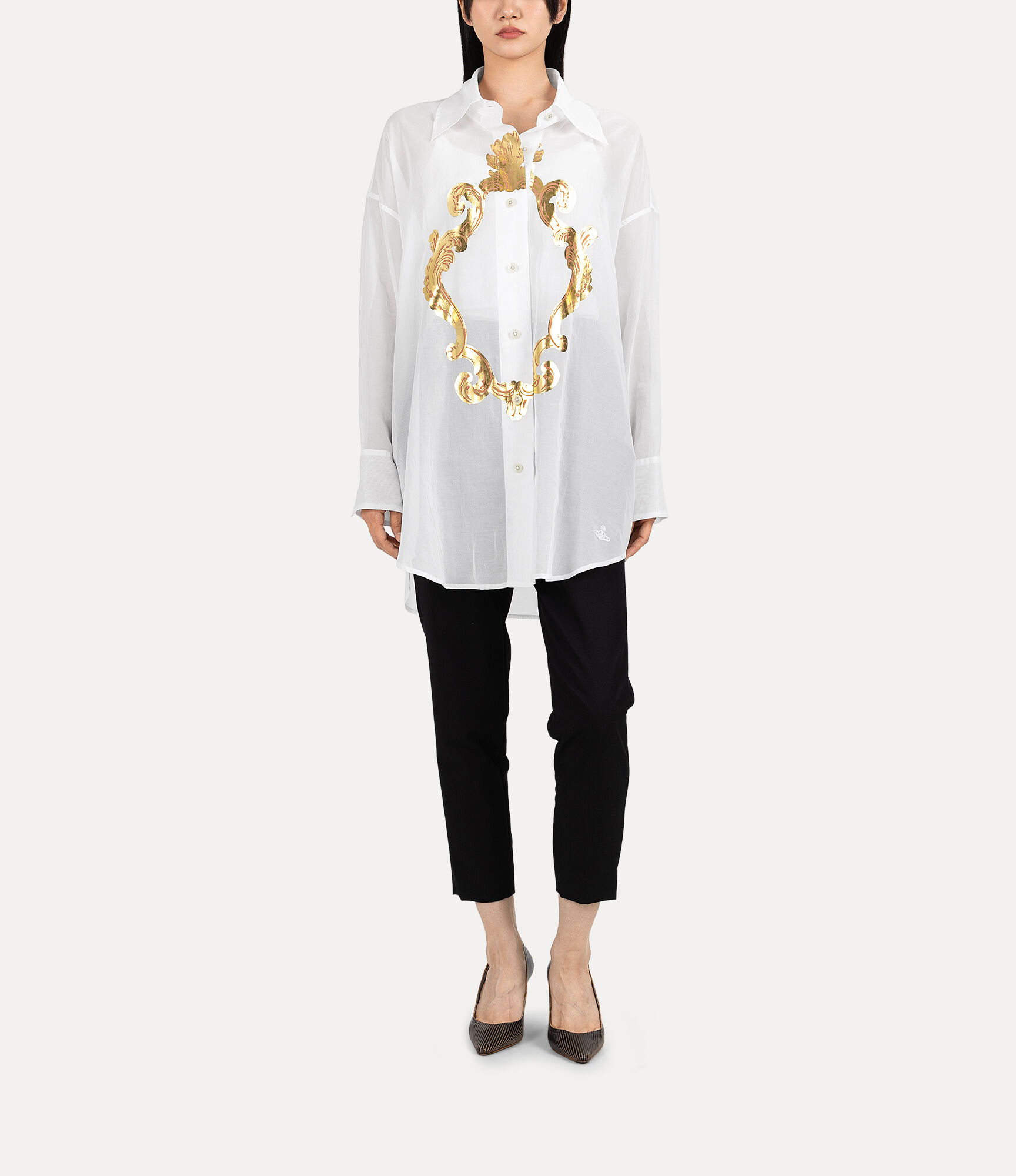 Cotton Voile Mirror Shirt  large image number 2