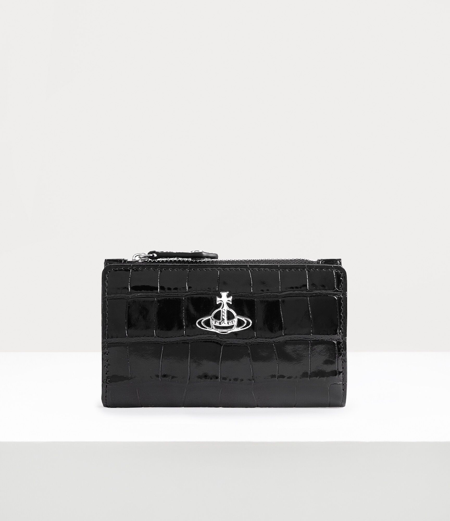 Crocodile Slim Flap Card Holder