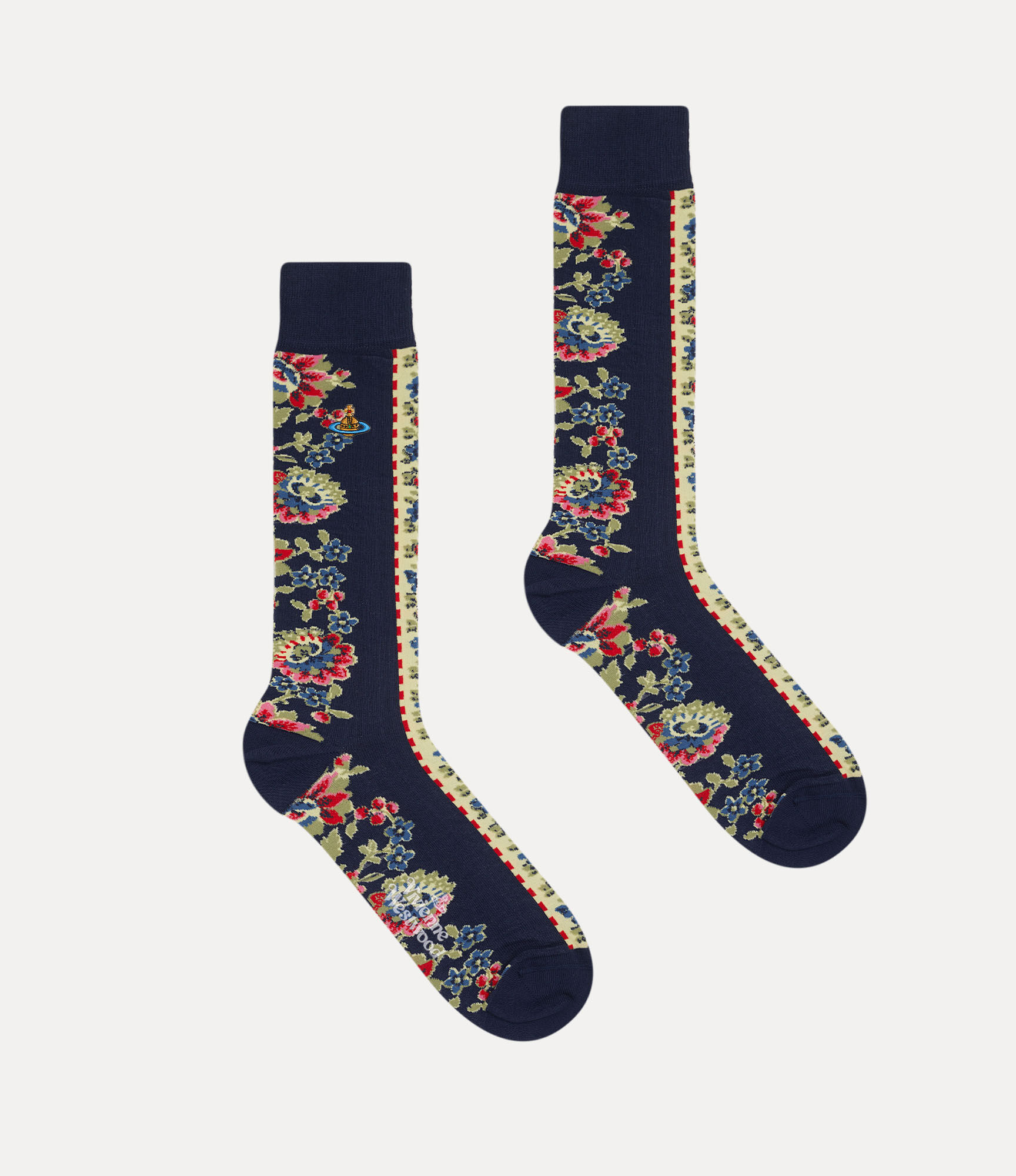 Flower Stripe Socks  large image number 2