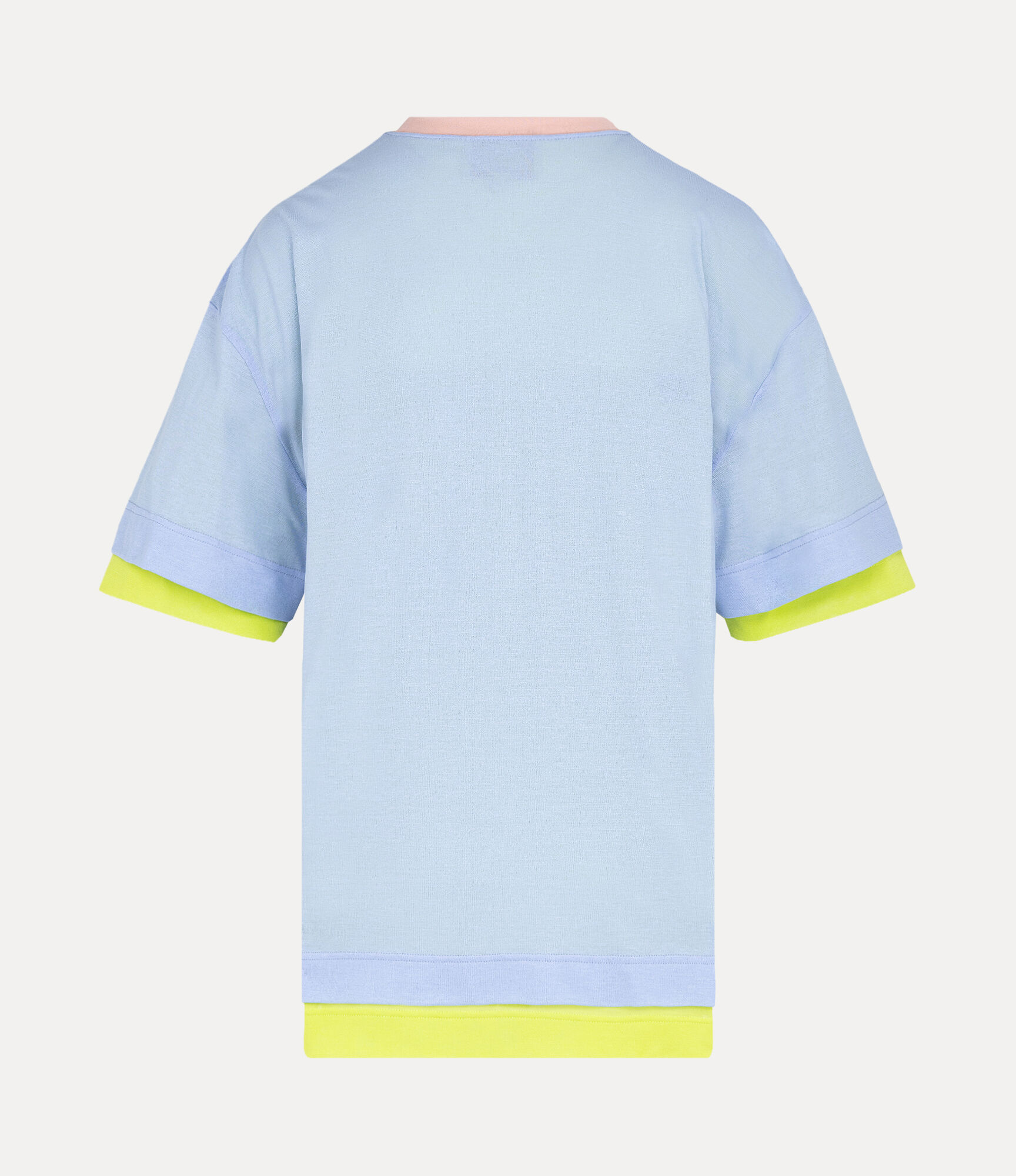 Sheer Dry Cotton Layered t-shirt  large image number 5