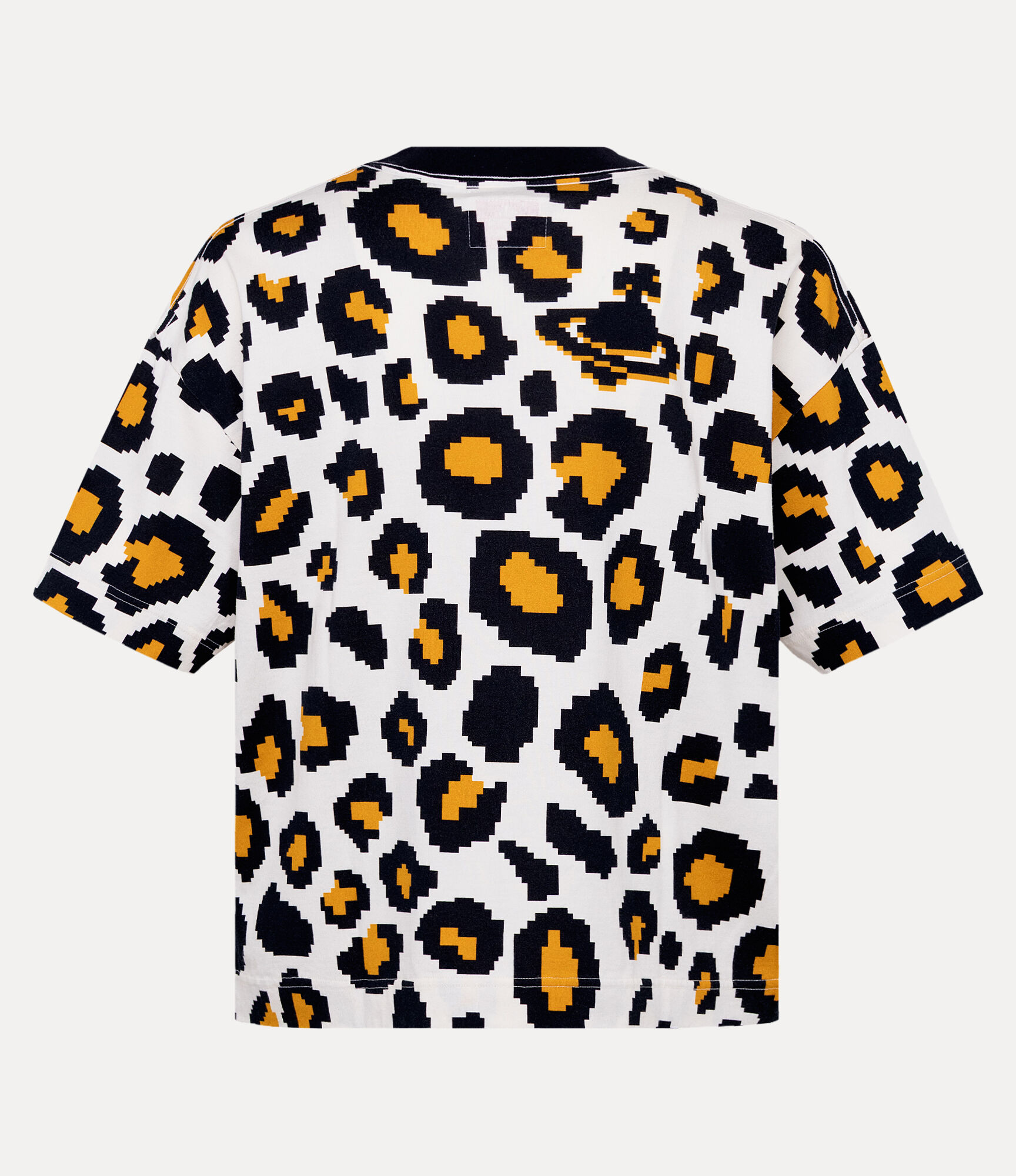 Pixelated Leopard Short T-shirt  large image number 2