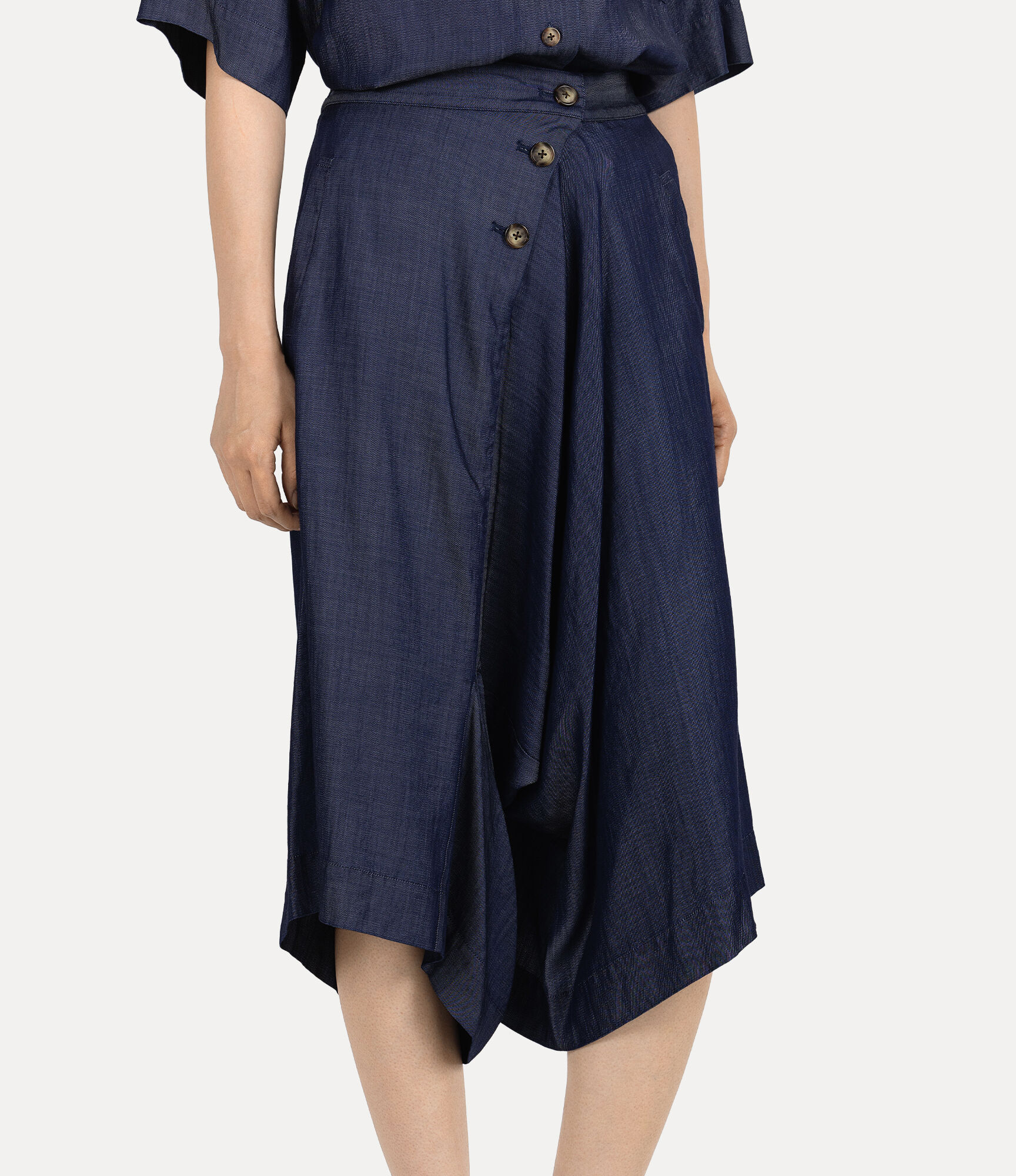Tencel Denim Hakama Pants  large image number 4