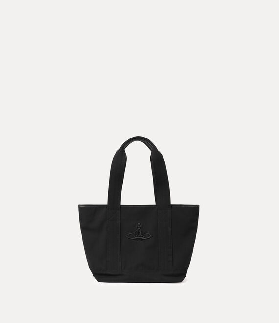 Vivienne Westwood Grant Small Tote Technical Canvas Black