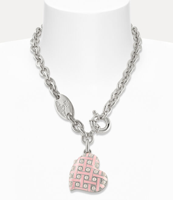 Valentines heart locket necklace immagine grande numero 2