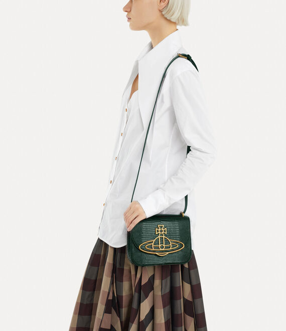 Linda Crossbody Bag in GREEN | Vivienne Westwood®