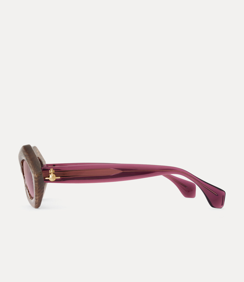 Vivienne Westwood Milano Sunglasses in Marble, view 3