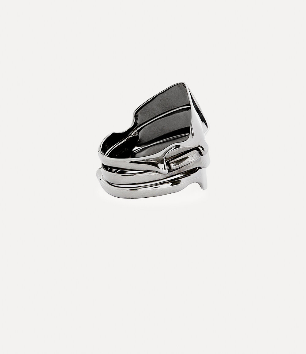 Vivienne Westwood Knuckleduster Ring in Silver, view 3