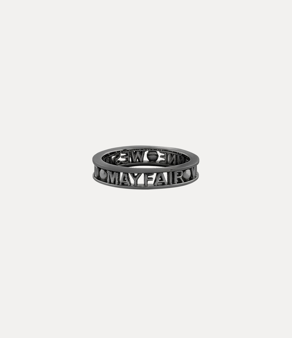 Vivienne Westwood Westminster Ring in Gunmetal, view 4