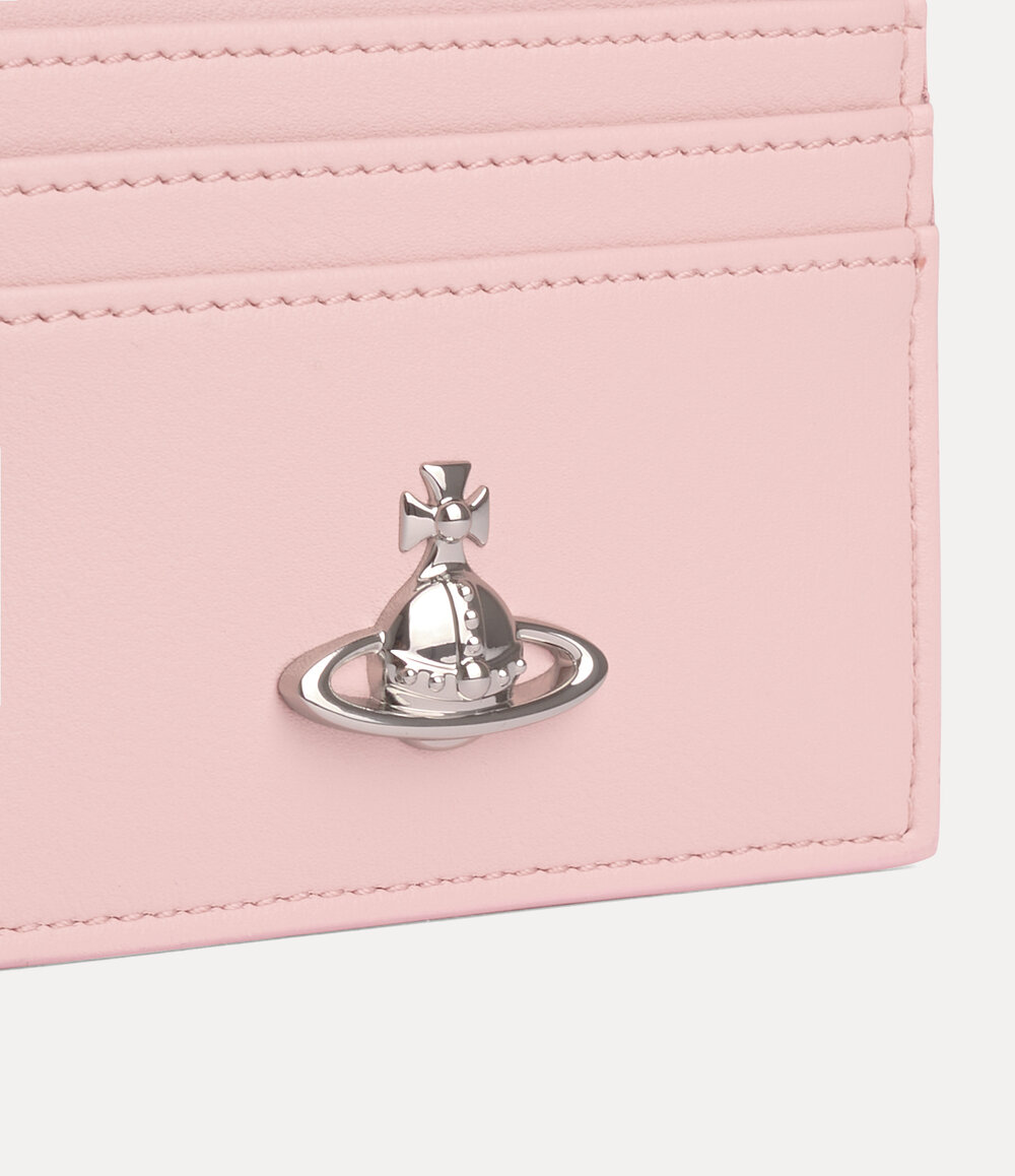 Vivienne Westwood Flat Card Holder in Pastel Pink, view 3