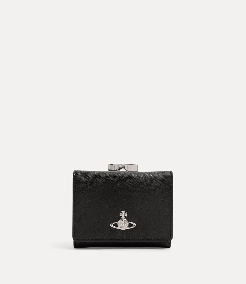 Vivienne Westwood Small Frame Wallet in Black