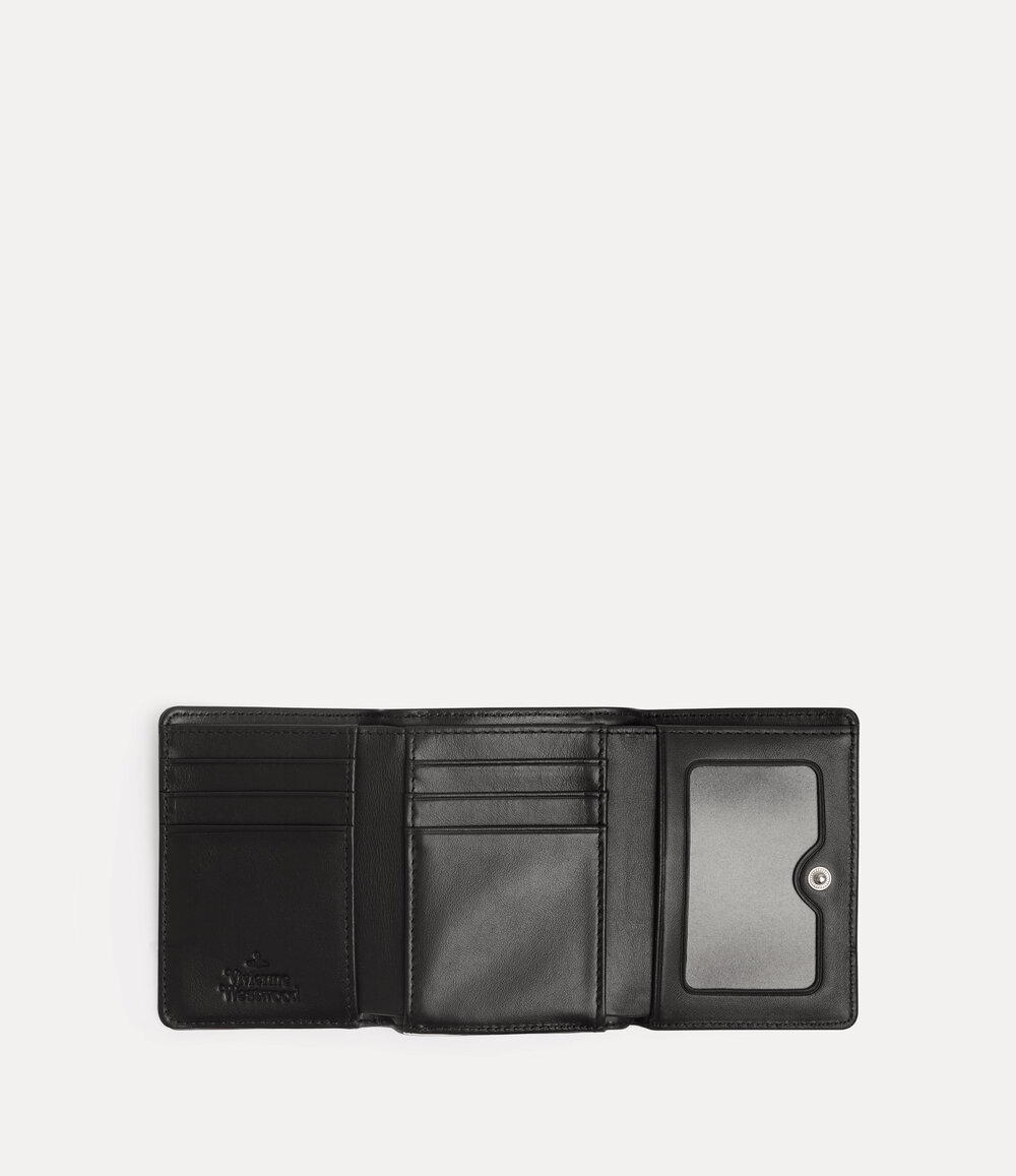 Vivienne Westwood Small Frame Wallet in Black, view 4
