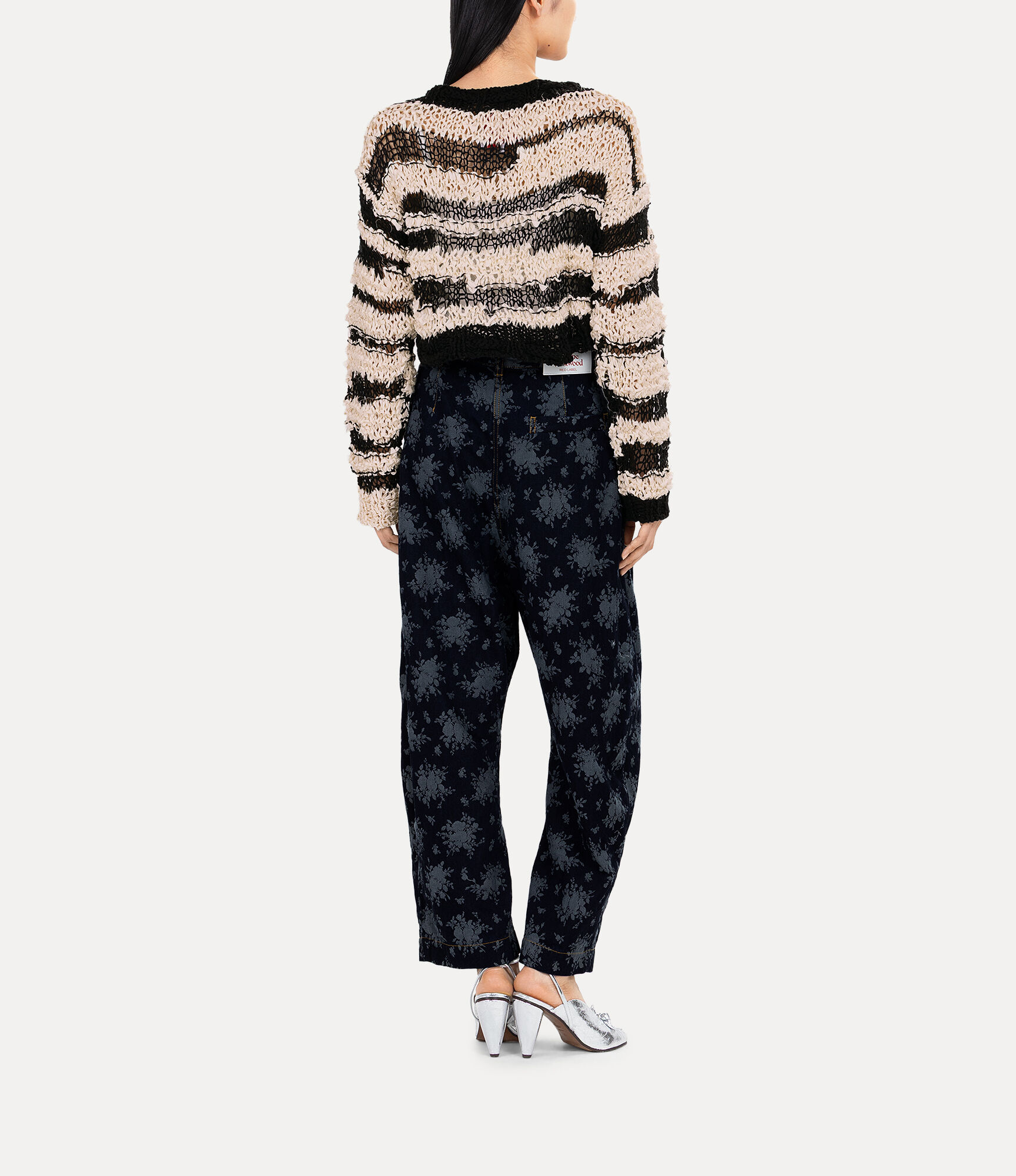 Tassel Stripe Knit Top  large image number 3