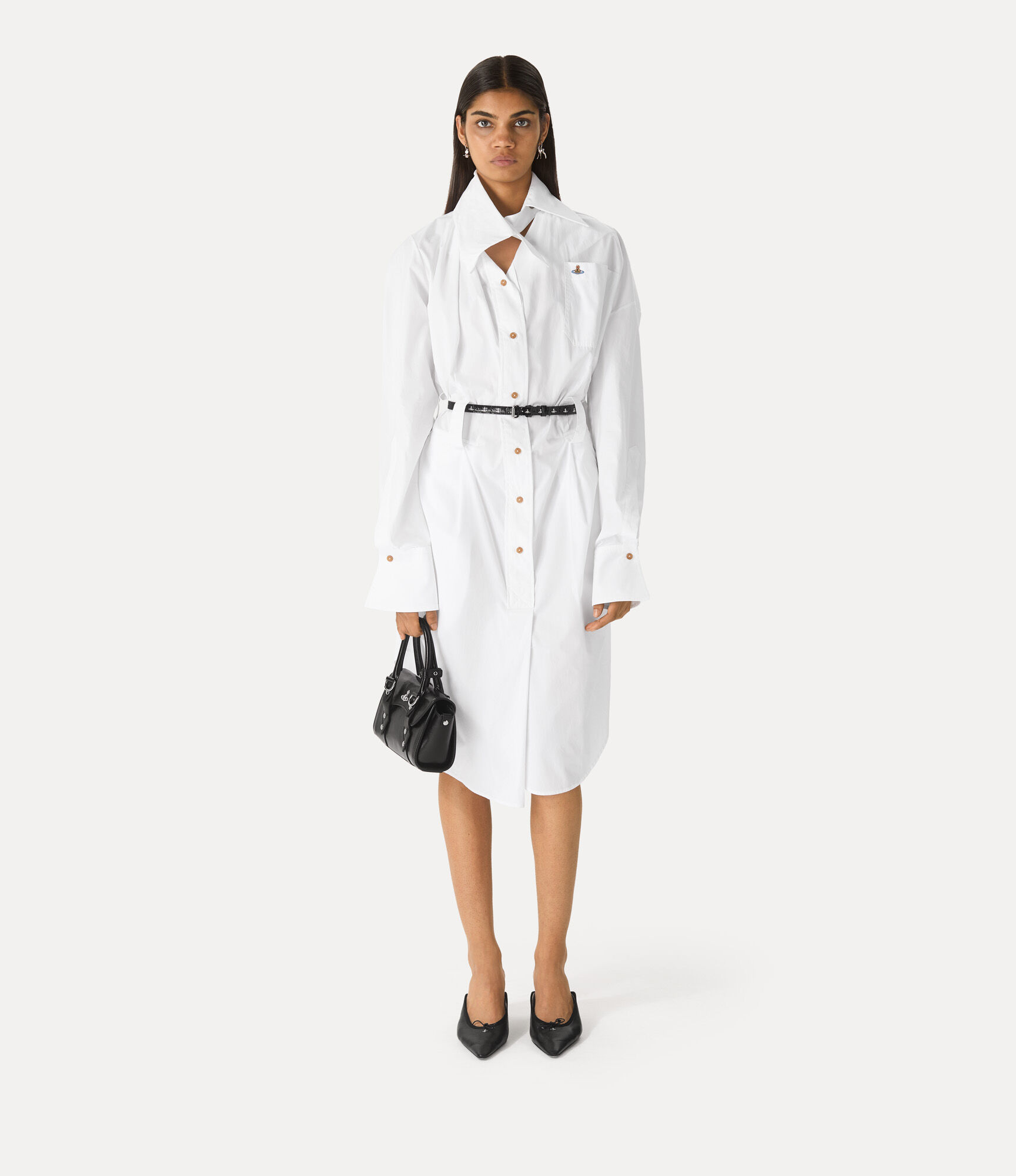 Drunken Shirt Dress   large image number 2