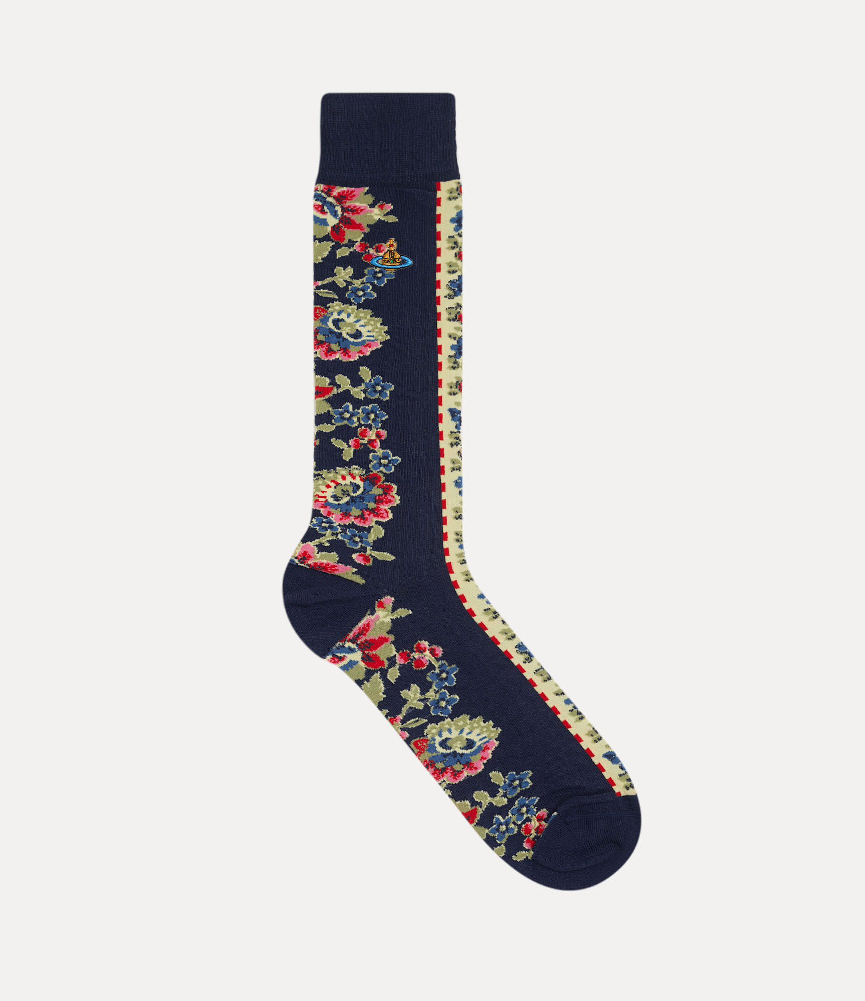 Flower Stripe Socks  large image number 1