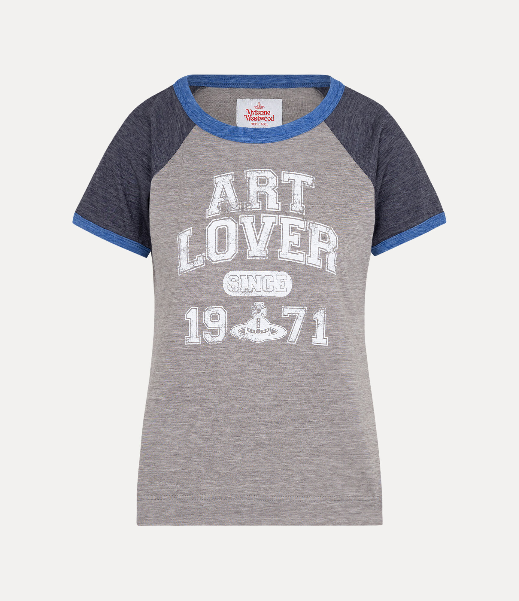 Art Lover With Orb Freedom ラグランTシャツ