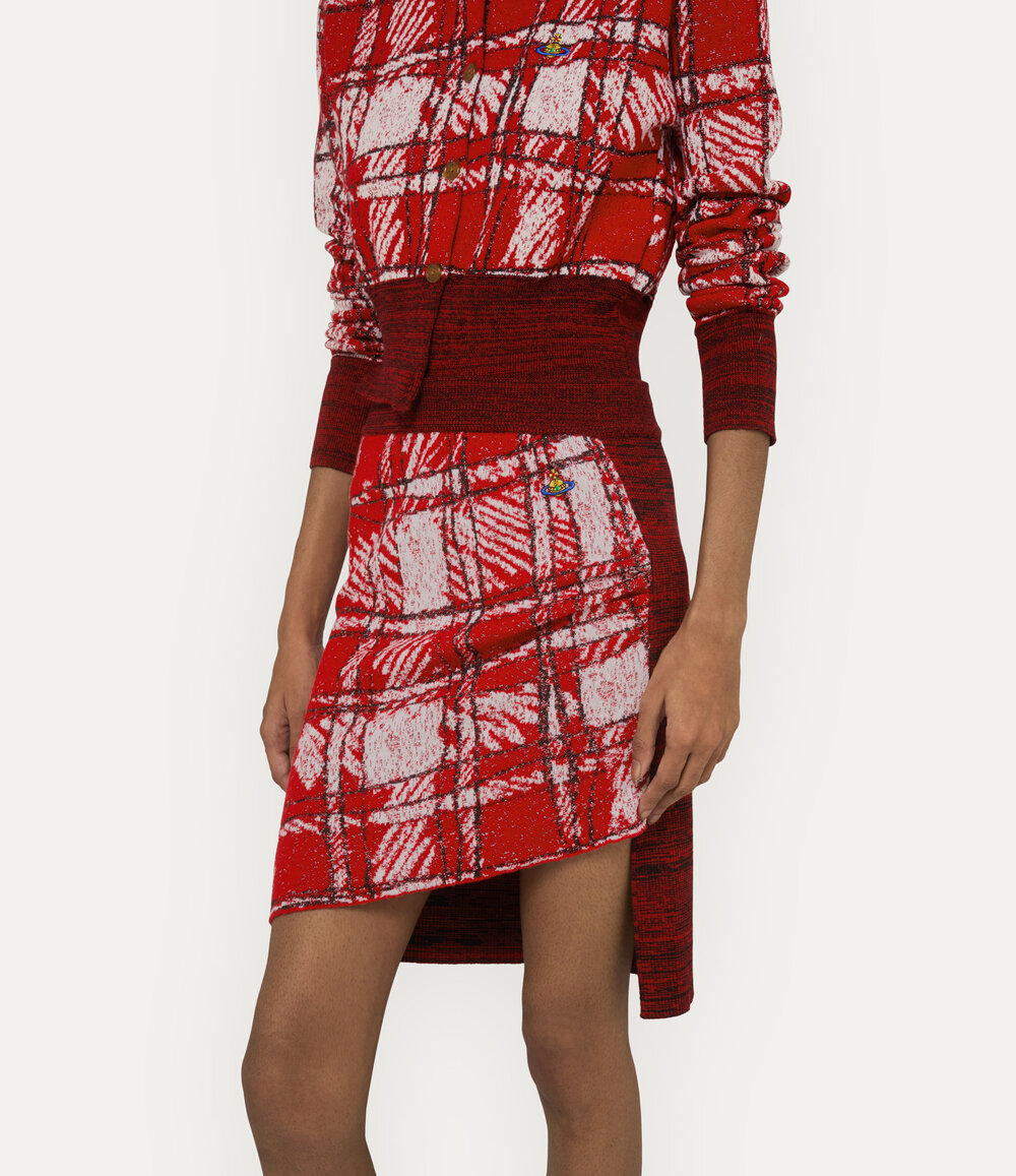 Vivienne Westwood Scribble Check Skirt, view 4