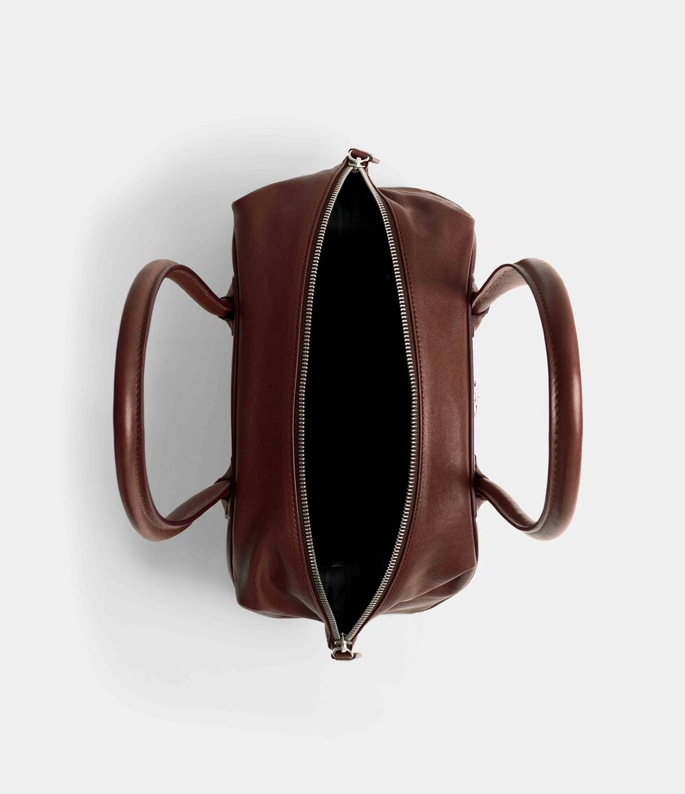 Vivienne Westwood Shirley Small Holdall in Chestnut, view 5