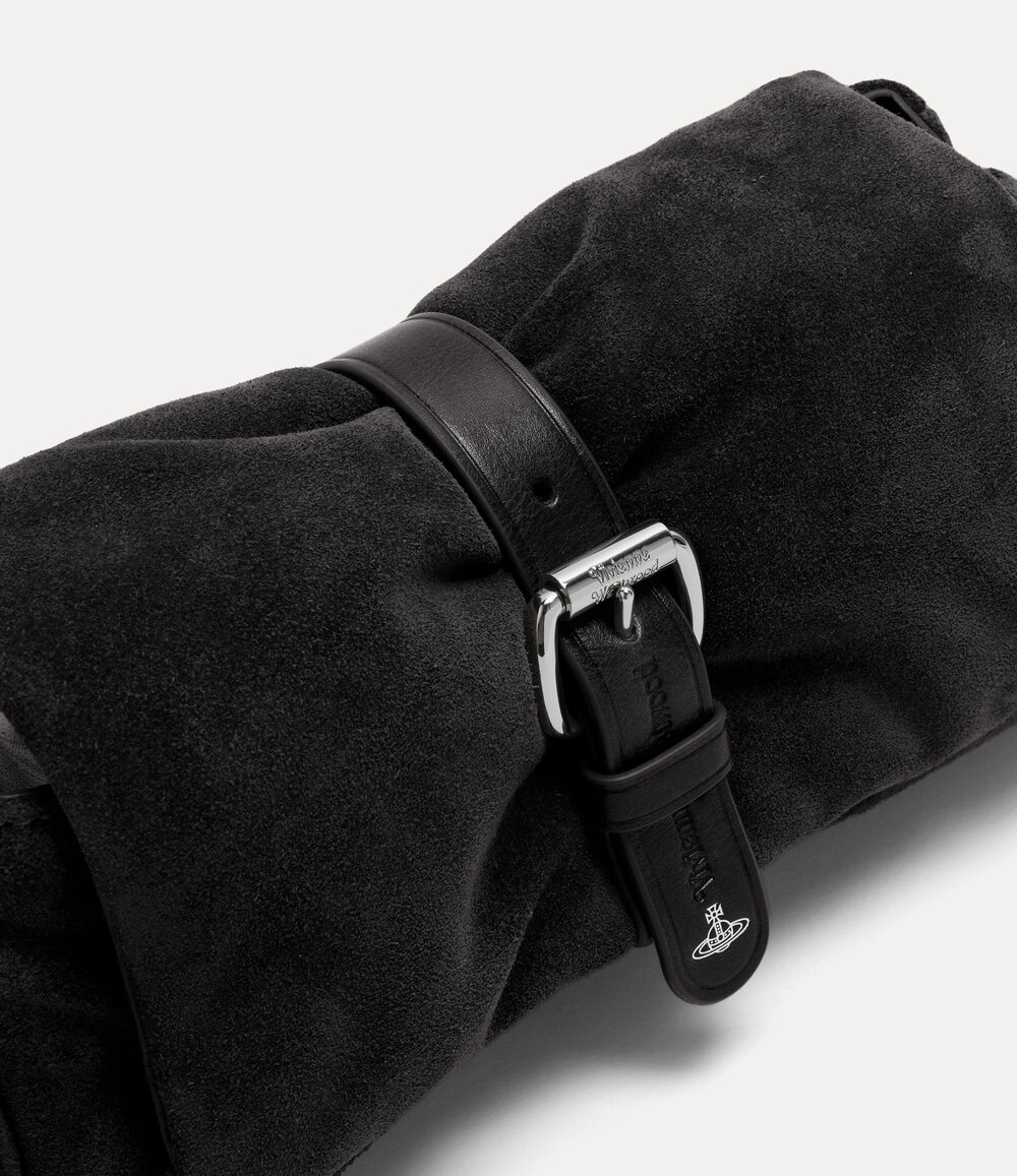 Vivienne Westwood Hazel Treasure Clutch in Black, view 3