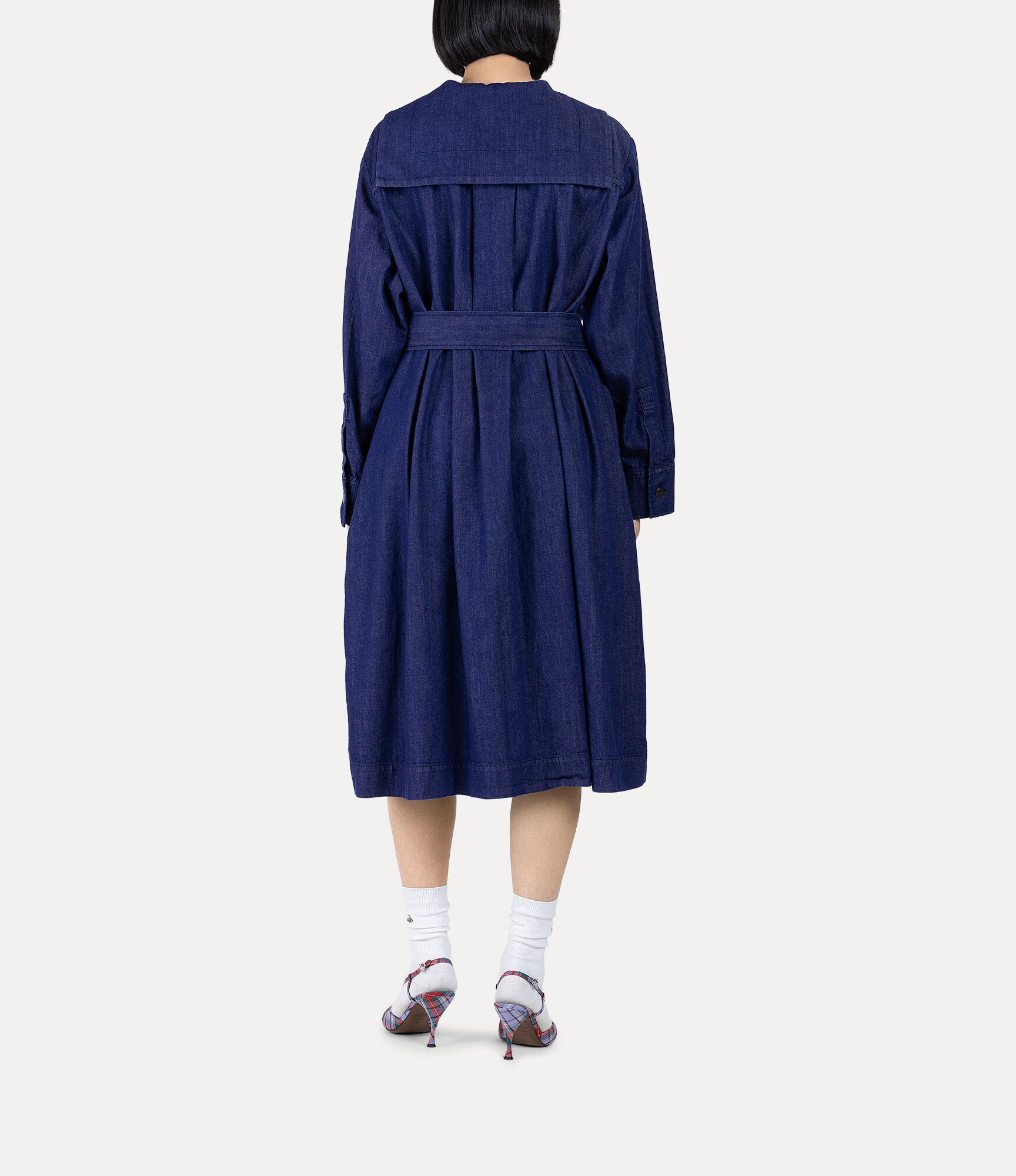 Light Denim Marine Shirt Dress in BLUE | Vivienne Westwood®