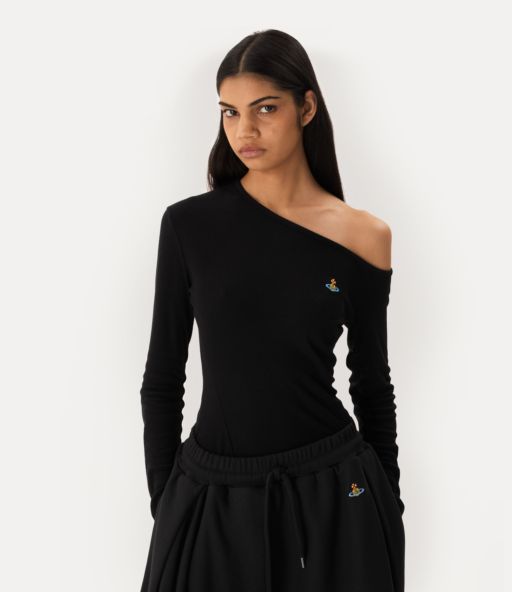 Long Sleeve Orgy Shoulder T-shirt   large image number 4