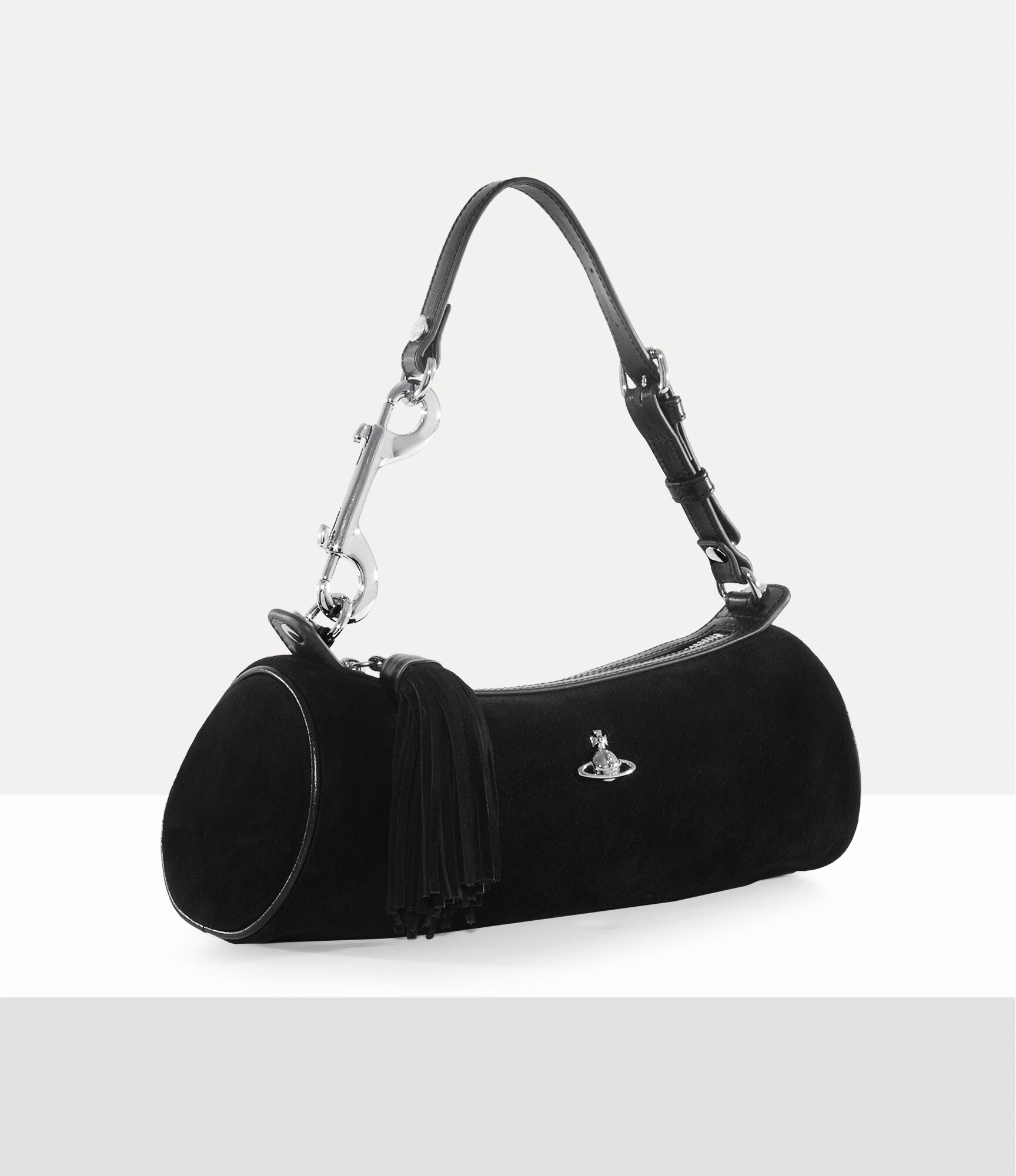 ヴィヴィアンウエストウッド CINDY CYLINDER ハンドバッグ ブラック Cindy Cylinder Bag