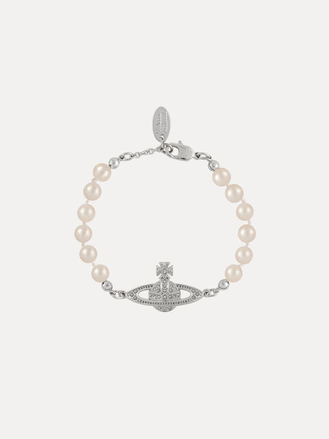 Mini Bas Relief Pearl Bracelet