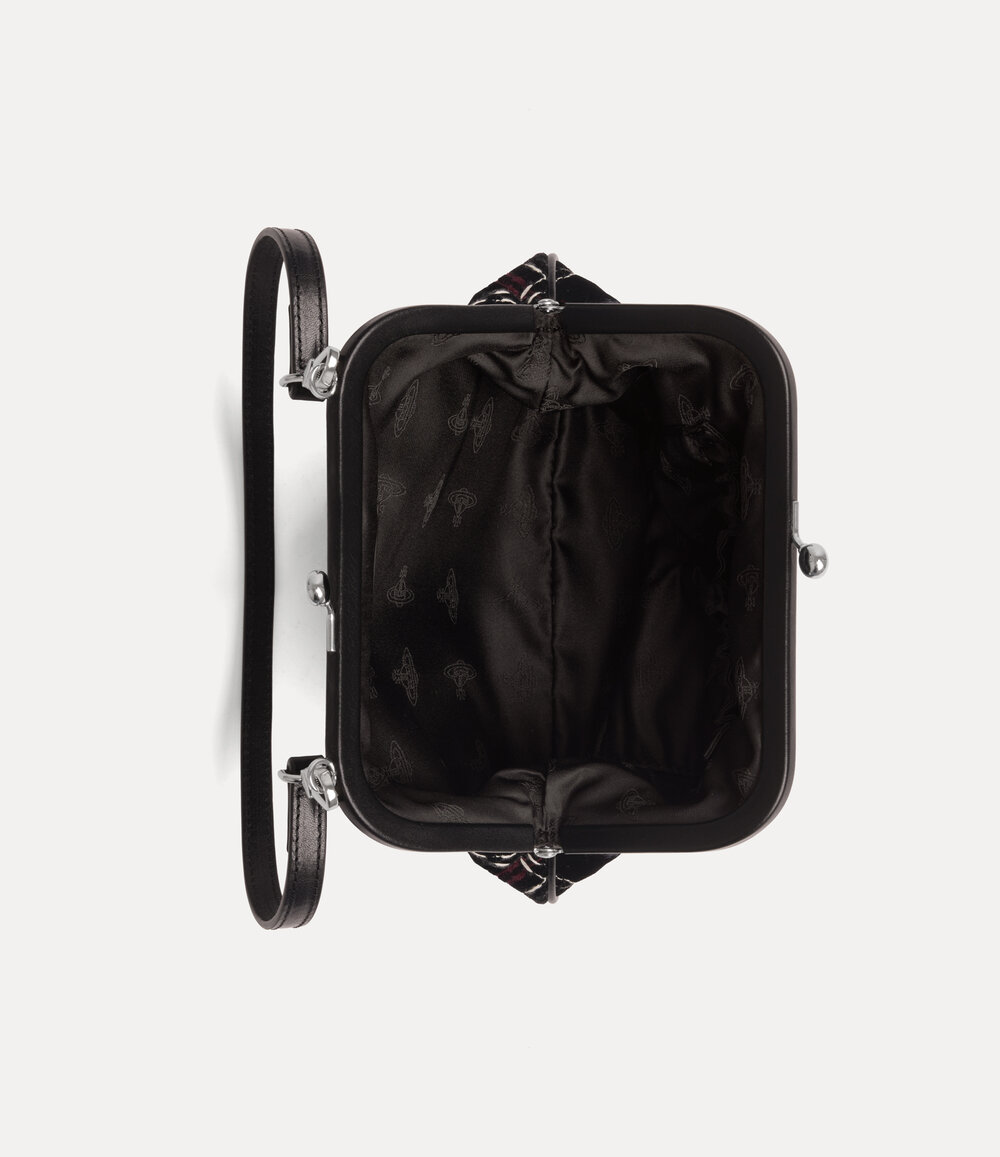 Vivienne Westwood Vivienne Clutch in Black Multicolor, view 4