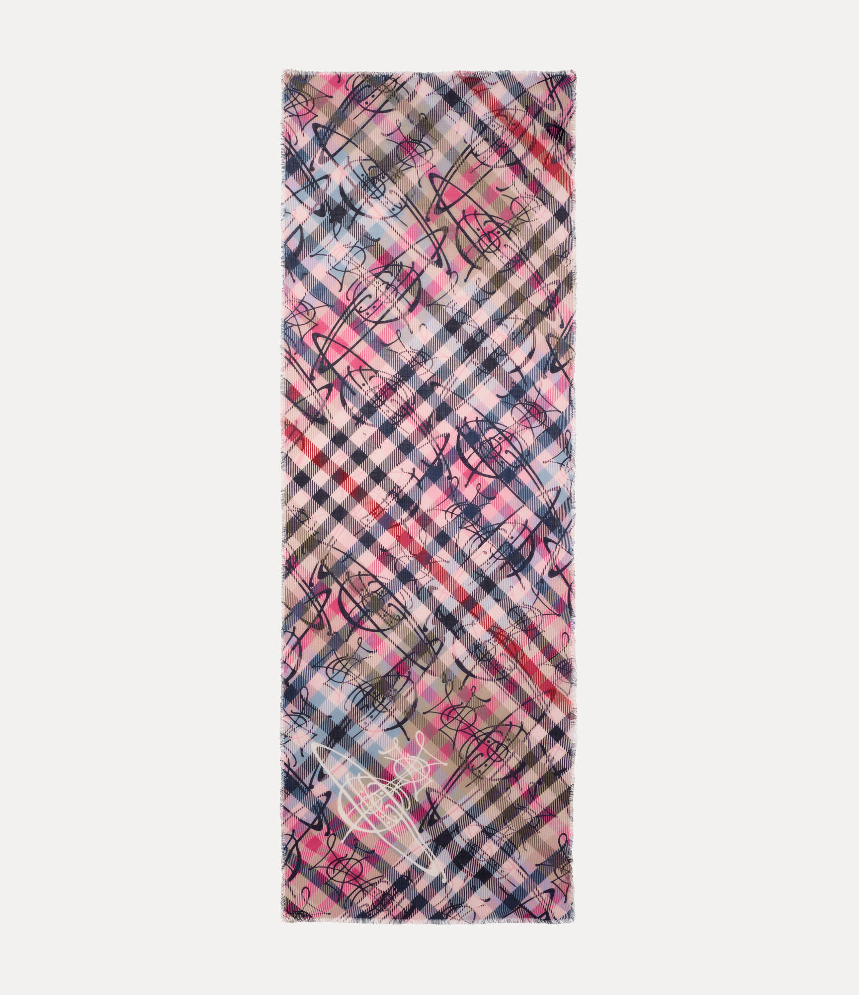 Multi-Check Tartan Scarf