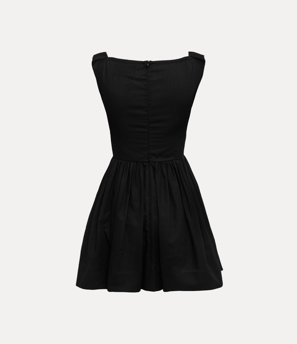Vivienne Westwood Mini Sunday Dress in Black, view 3