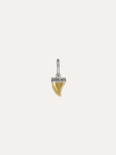 Man. Shark Tooth Single Earring