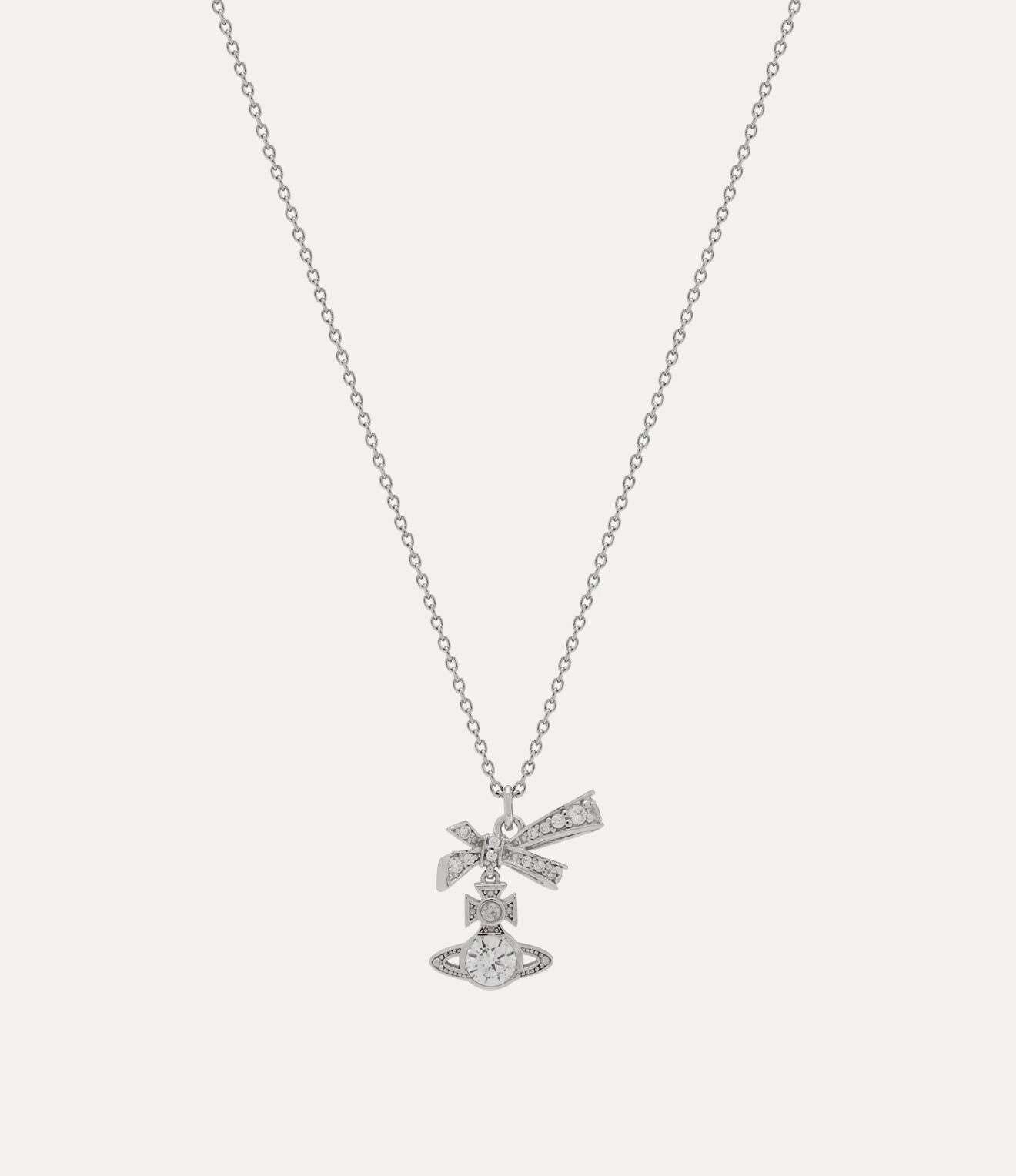 Vivienne Westwood Angelique Pendant Necklace Silver Women