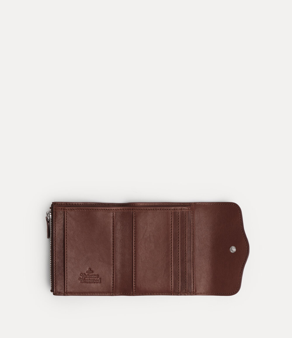 Vivienne Westwood Hunter Flap Wallet in Chestnut, view 4