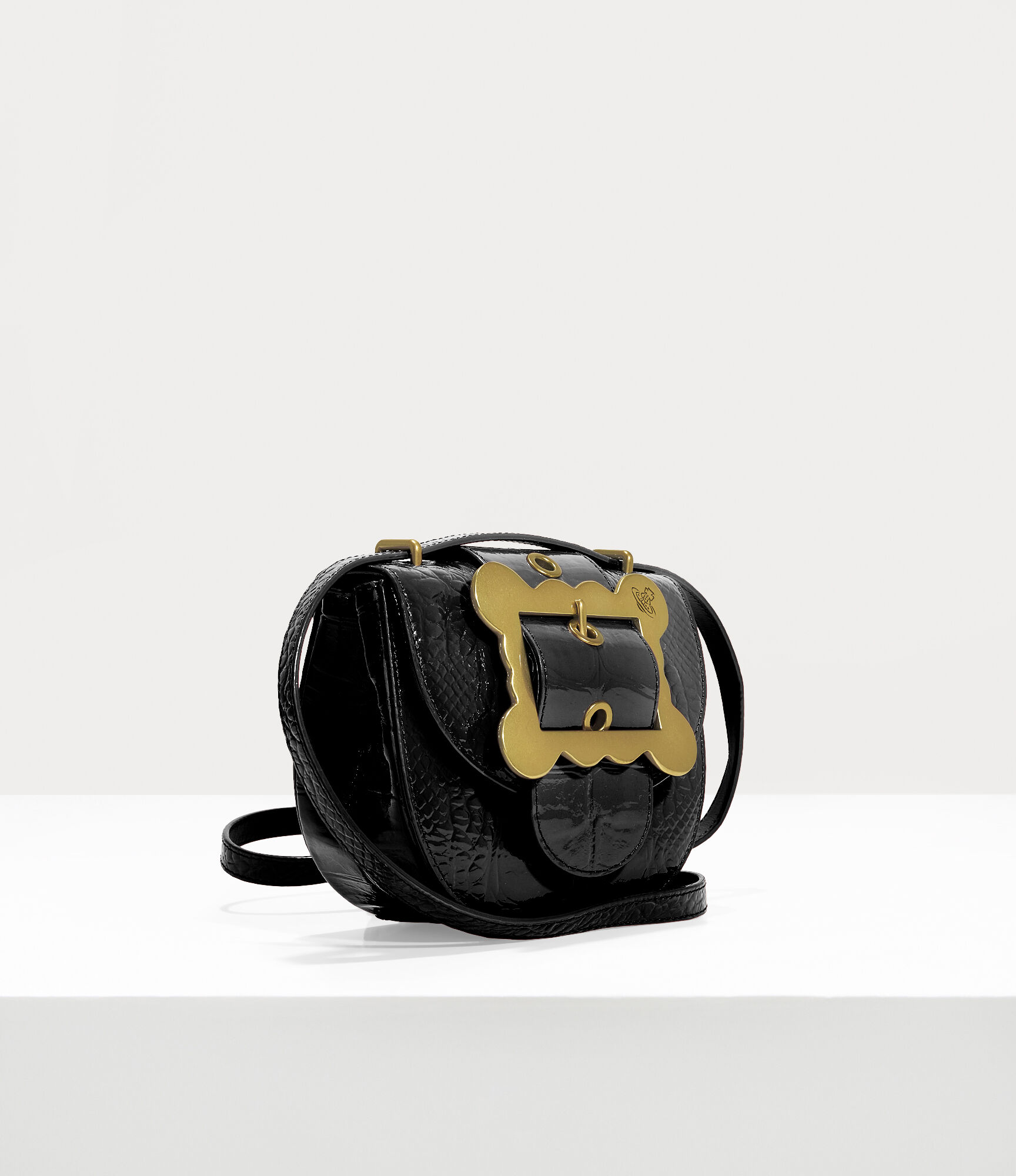 Jodie Saddle Bag in BLACK Vivienne Westwood®