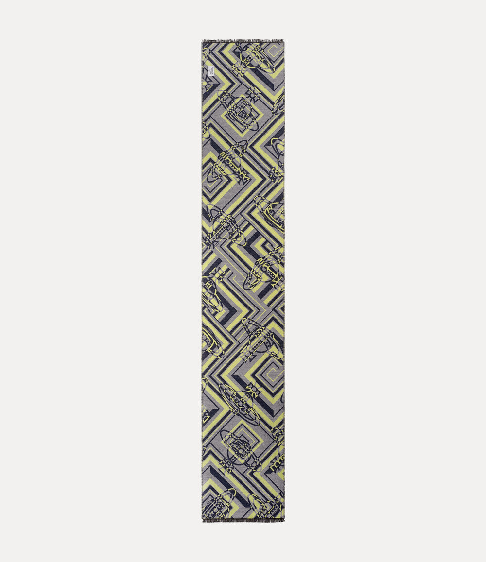 Vivienne Westwood Tibet Rug Scarf Tibet Rug in Yellow, view 2