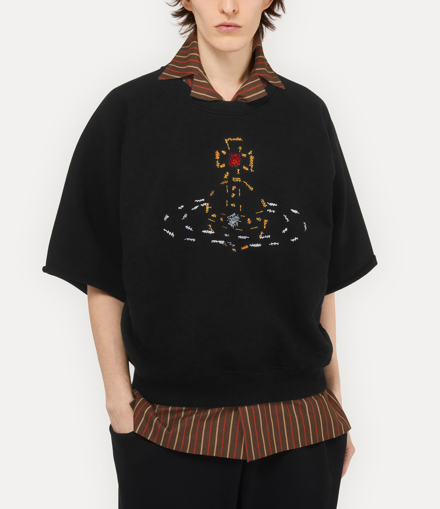 Short Sleeve Raglan Sweatshirt  large image number 4