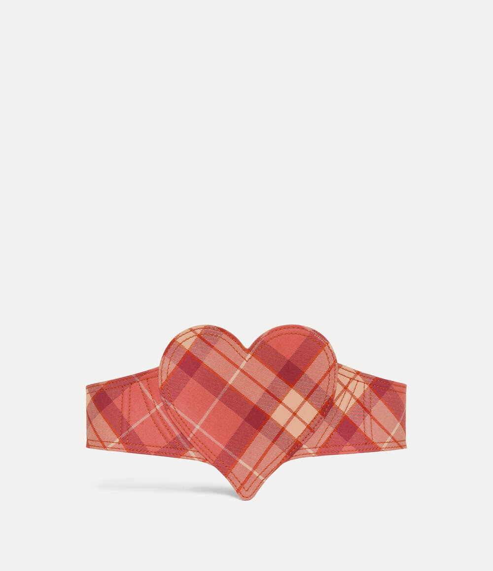 Vivienne Westwood Heart Corset Belt in Fraser Pink