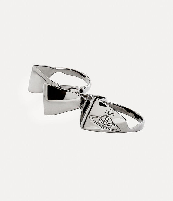 Knuckleduster Ring in PLATINUM | Vivienne Westwood® Knuckleduster Ring in PLATINUM | Vivienne Westwood®