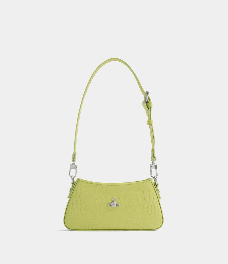 Vivienne Westwood Tasha Shoulder Phone Bag in Lime Green