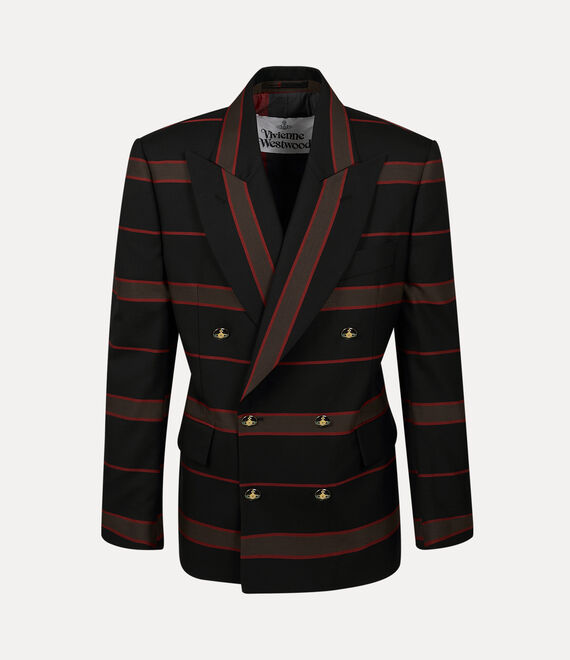 Vivienne Westwood Humphrey Jacket In Black-stripe