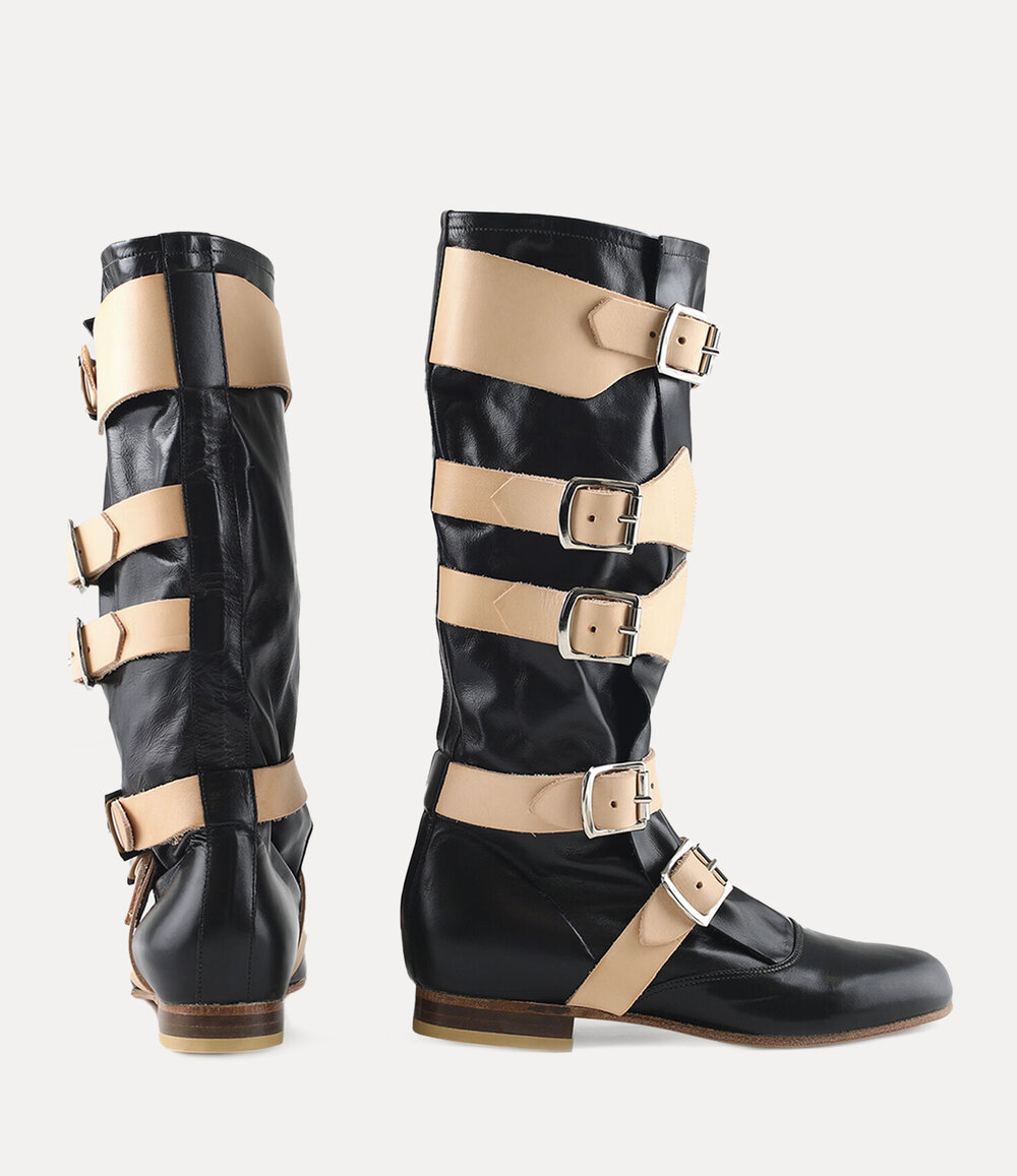 Vivienne Westwood Pirate Boot in Black, view 4