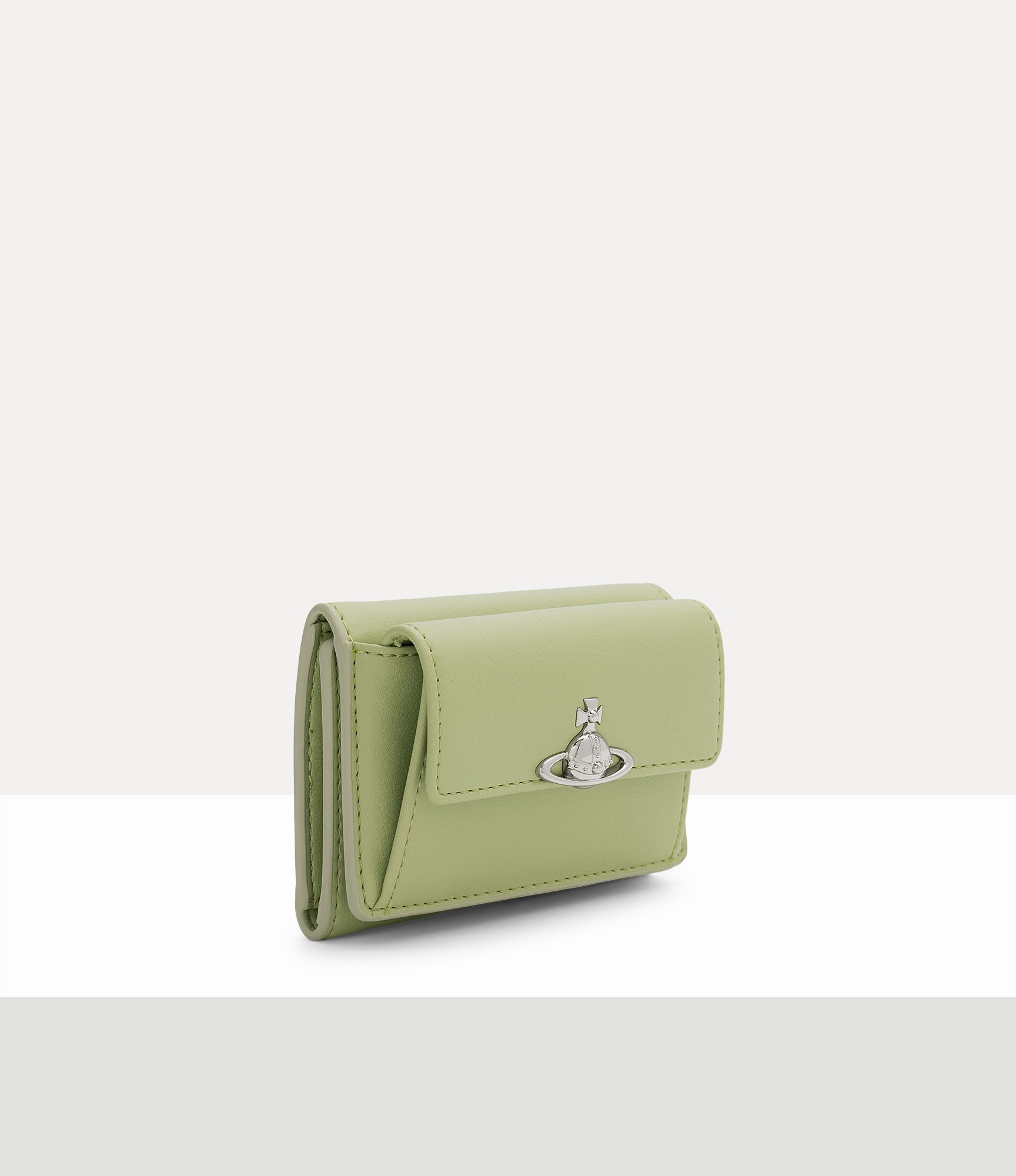 Small Flap Purse in PASTEL-GREEN | Vivienne Westwood®