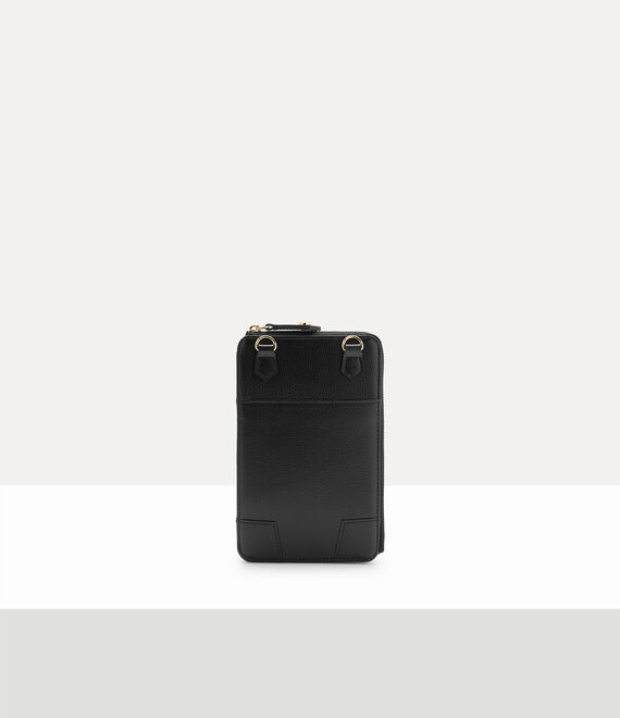 Executive Phone Pouch in BLACK | Vivienne Westwood Executive Phone Pouch in BLACK | Vivienne Westwood