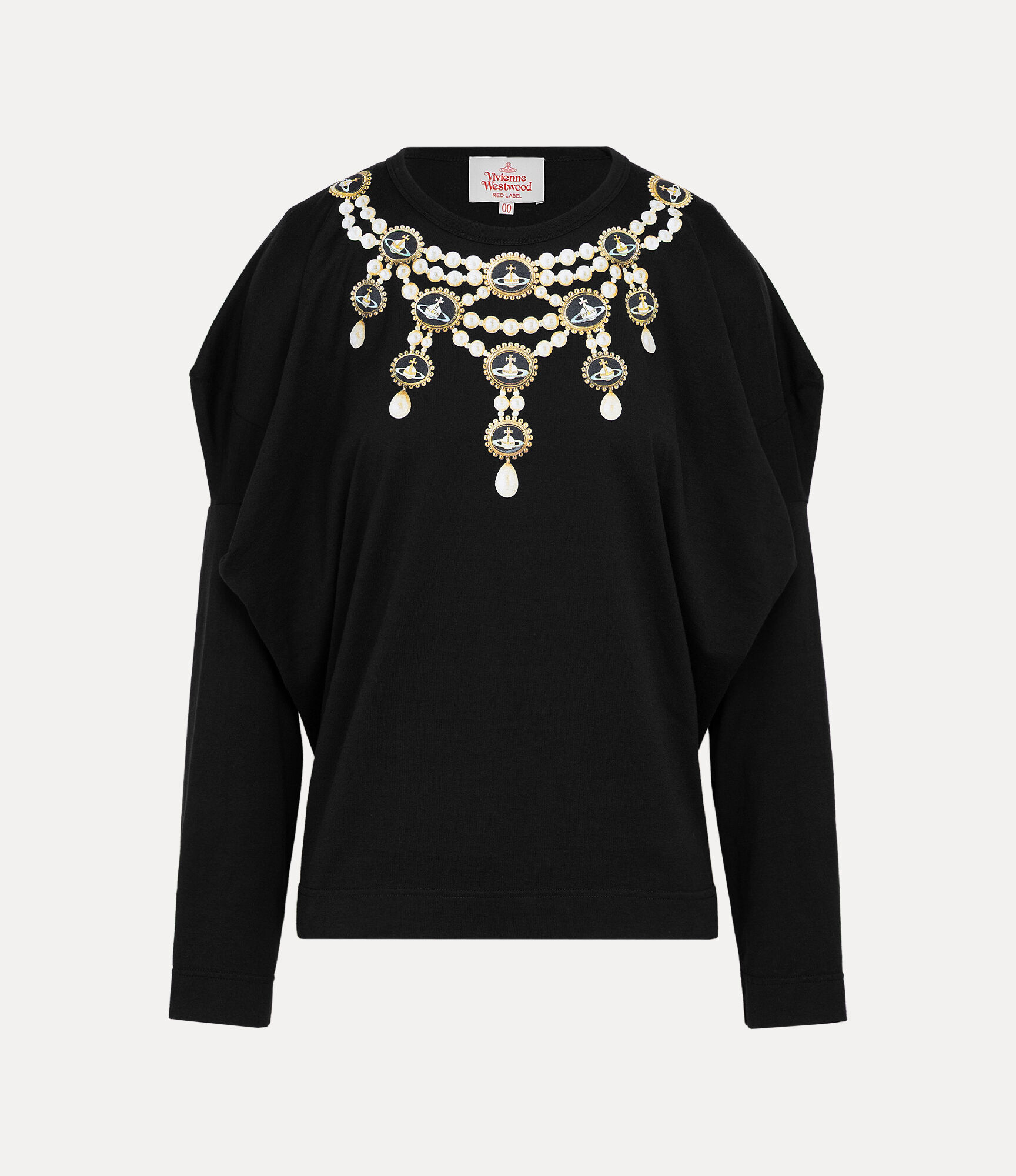 Necklace L/S T-Shirt  large image number 1