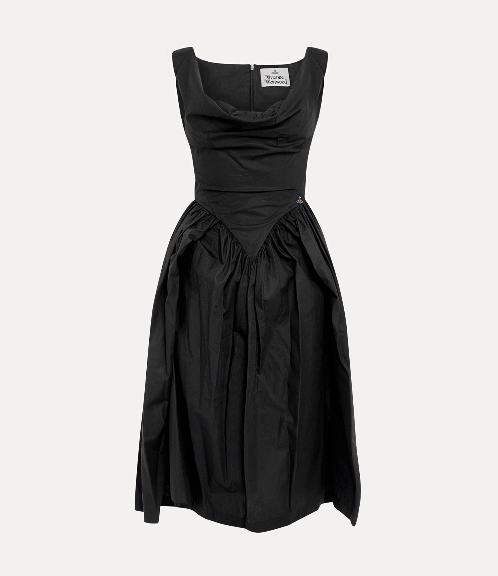 Vivienne Westwood Black Cotton Casual Dress
