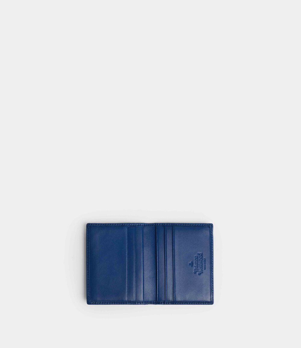 Vivienne Westwood Man. Card Holder in Dark Blue, view 4