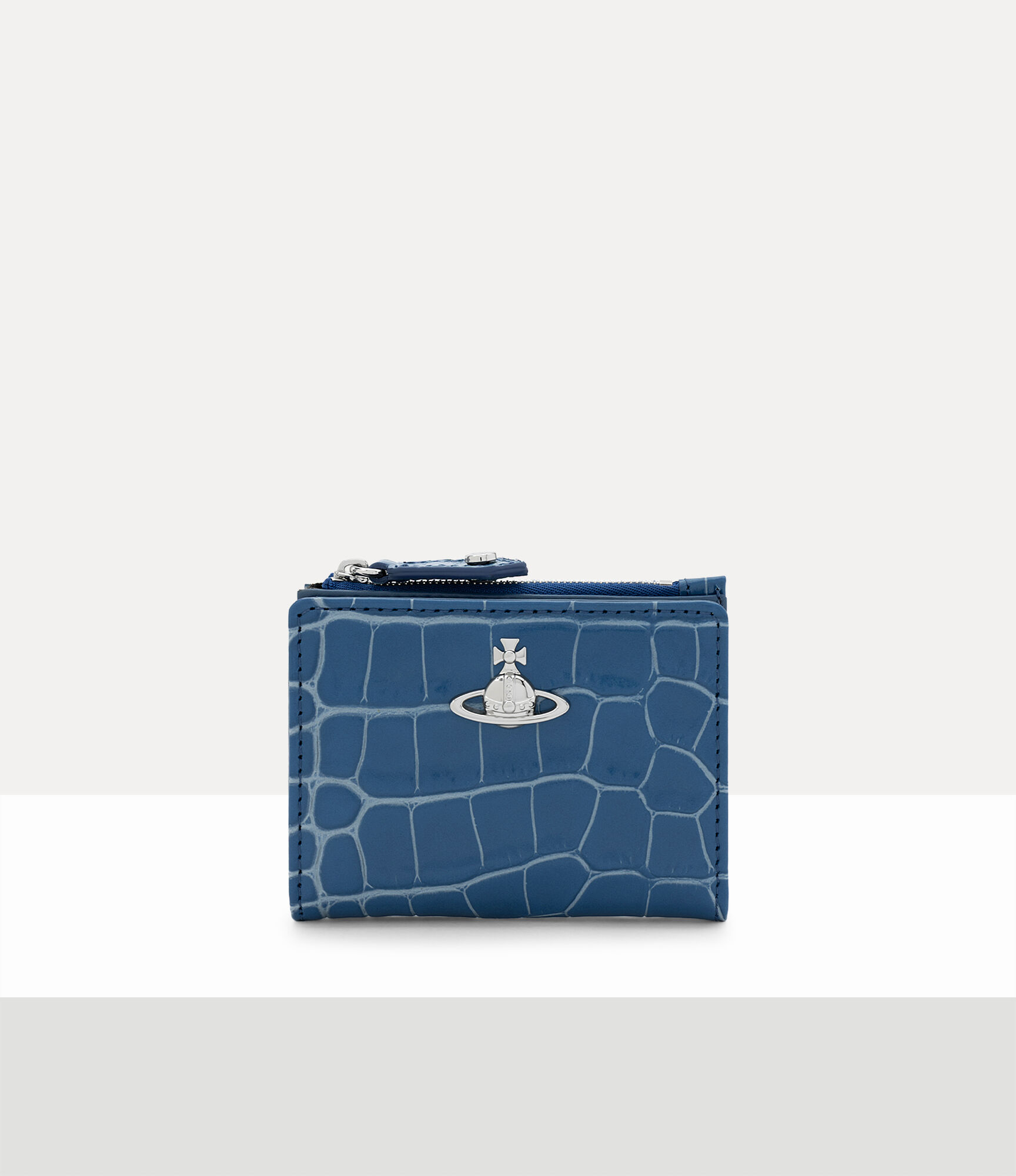 Slim Flap Card Holder in BLUE | Vivienne Westwood®