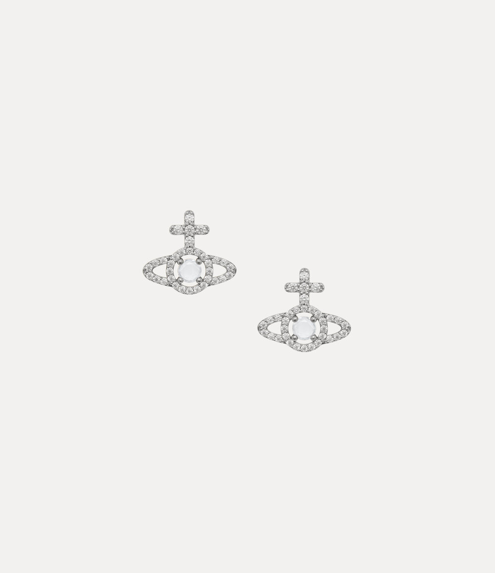 Vivienne Westwood Olympia Earrings in silver