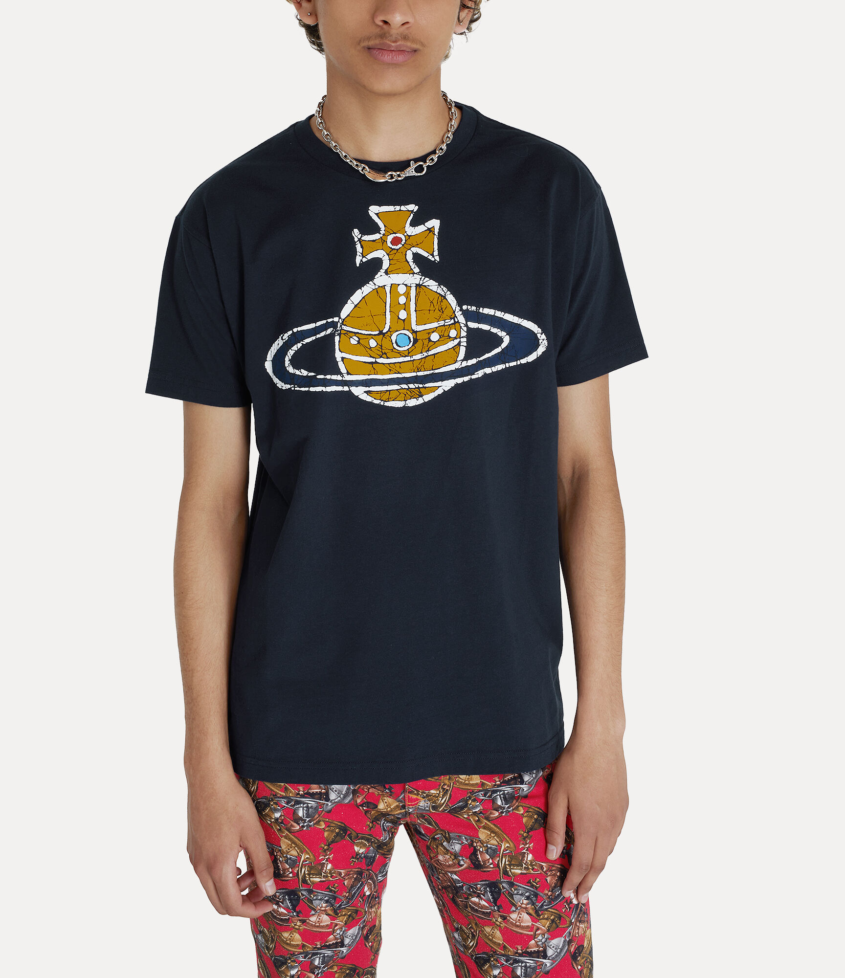 Time Machine Classic Tshirt in NAVY Vivienne Westwood®